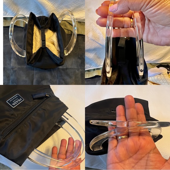 Authentic Prada reversible|Canvas|Nylon tote bag. - Picture 12 of 12